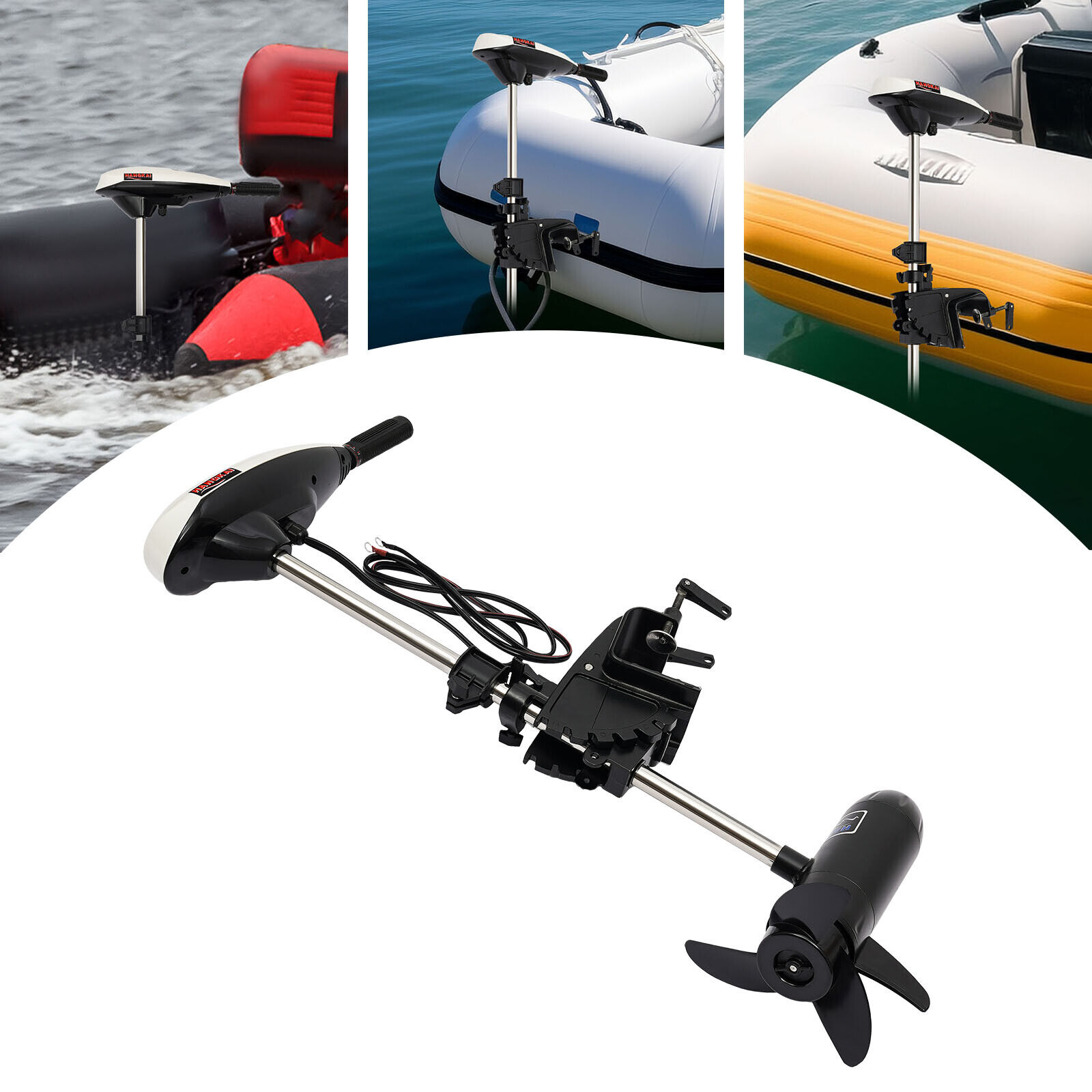 Motor fueraborda eléctrico de  - Fishing Kayak Trolling Motor reseña y precio