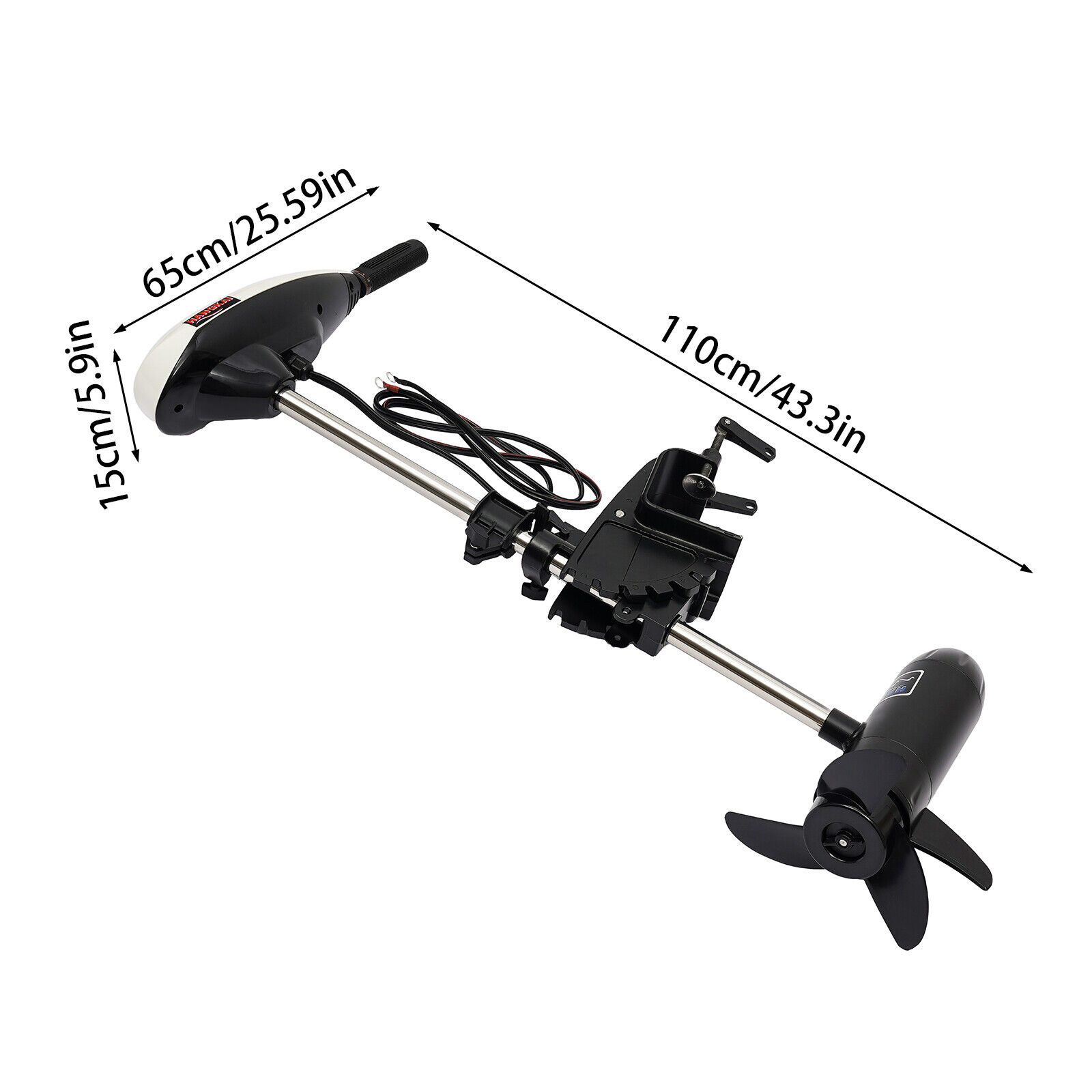 Motor fueraborda eléctrico de  - Fishing Kayak Trolling Motor reseña y precio