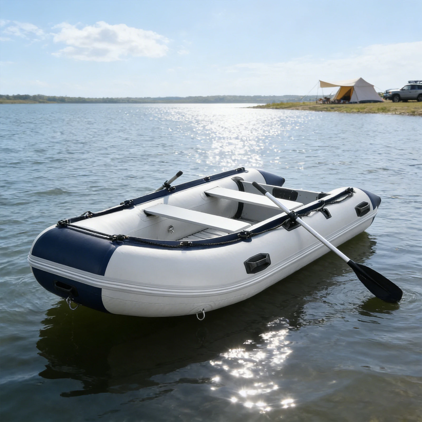 Kayak inflable de PVC, balsa i - Fishing Kayak Inflatable reseña y precio