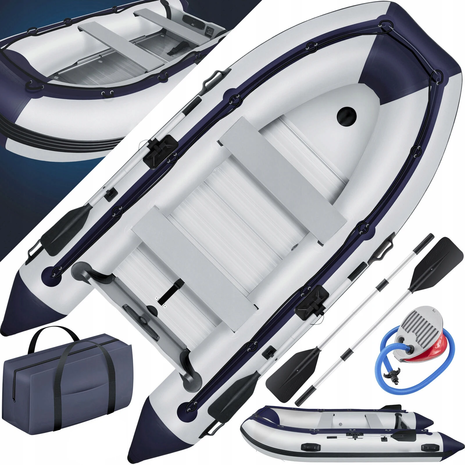 Kayak inflable de PVC, balsa i - Fishing Kayak Inflatable reseña y precio