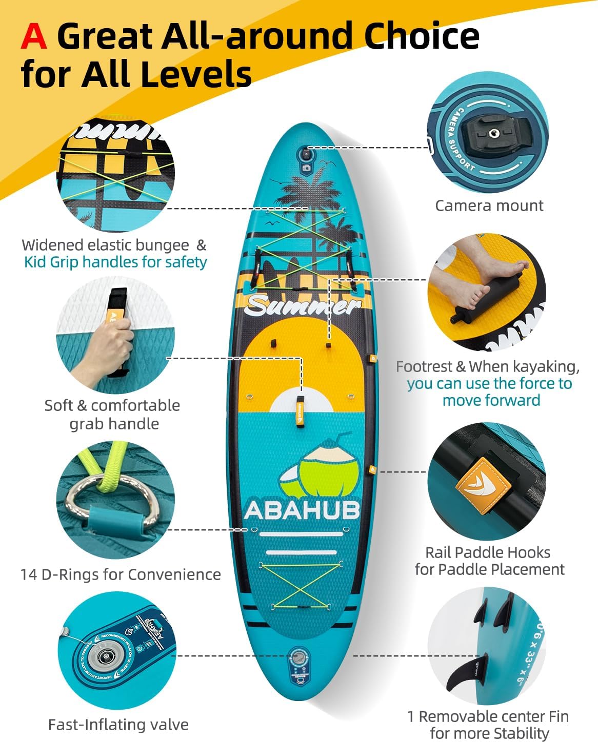 Tabla de paddle surf inflable  - Fishing Kayak Inflatable reseña y precio