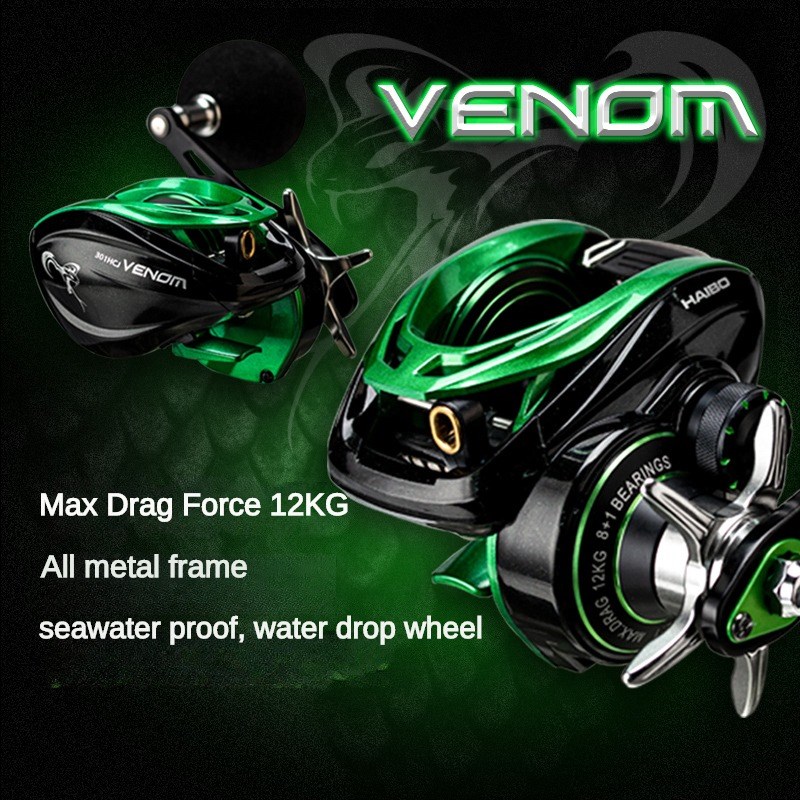 HAIBO VENOM-carrete de pesca a - Kastking Reel Zephyr reseña y precio