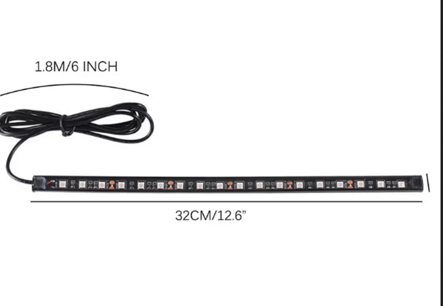 Tira de luces LED de 30cm y 12 - Fishing Kayak Inflatable reseña y precio