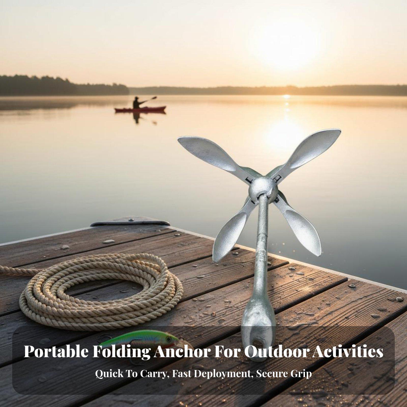 Ancla de Barco Galvanizada de  - Fishing Kayak Anchor reseña y precio