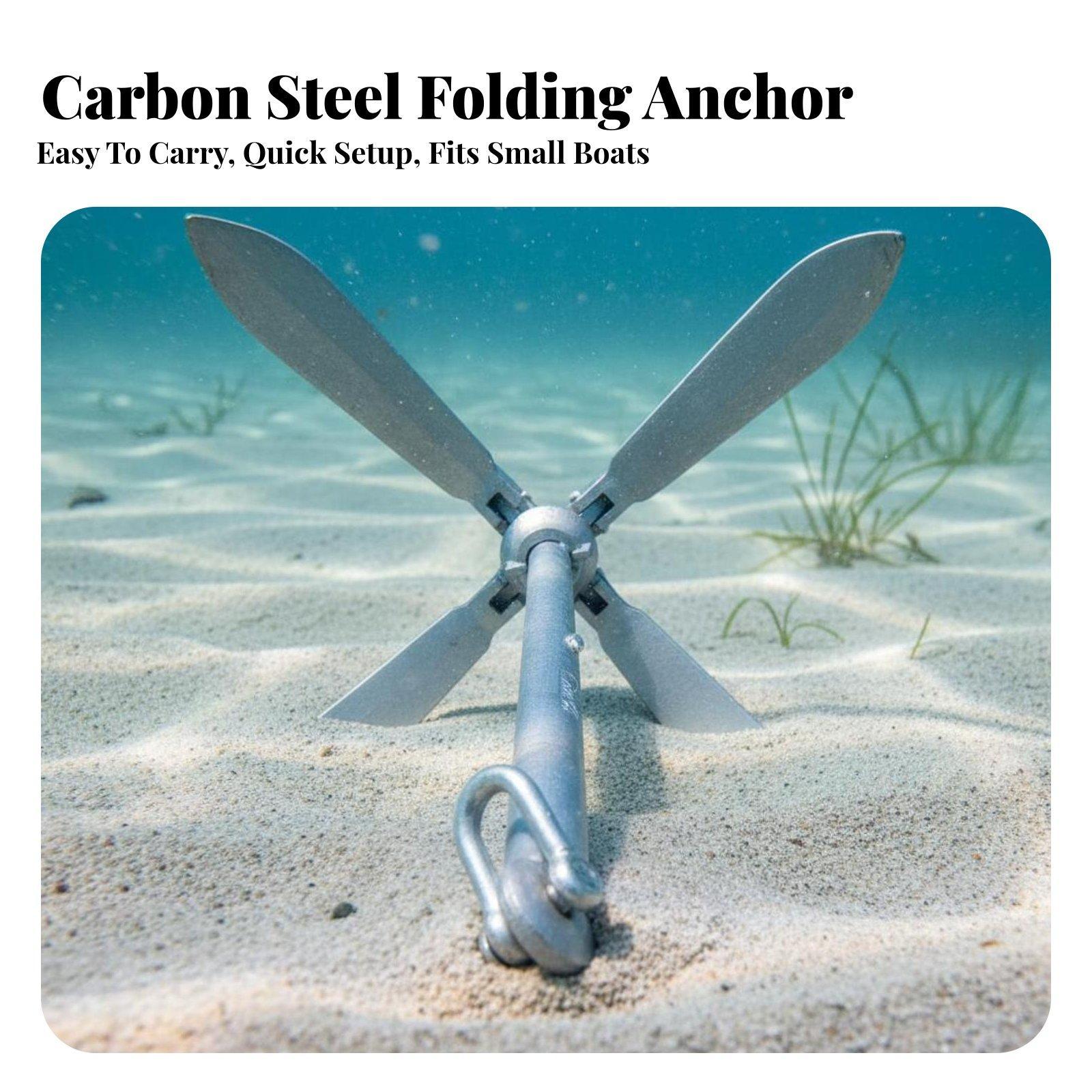 Ancla de Barco Galvanizada de  - Fishing Kayak Anchor reseña y precio